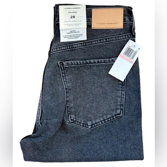 NWT Citizens of Humanity Jolene High-Rise Vintage Slim Jean In Secrets 28 - Picture 4 of 11